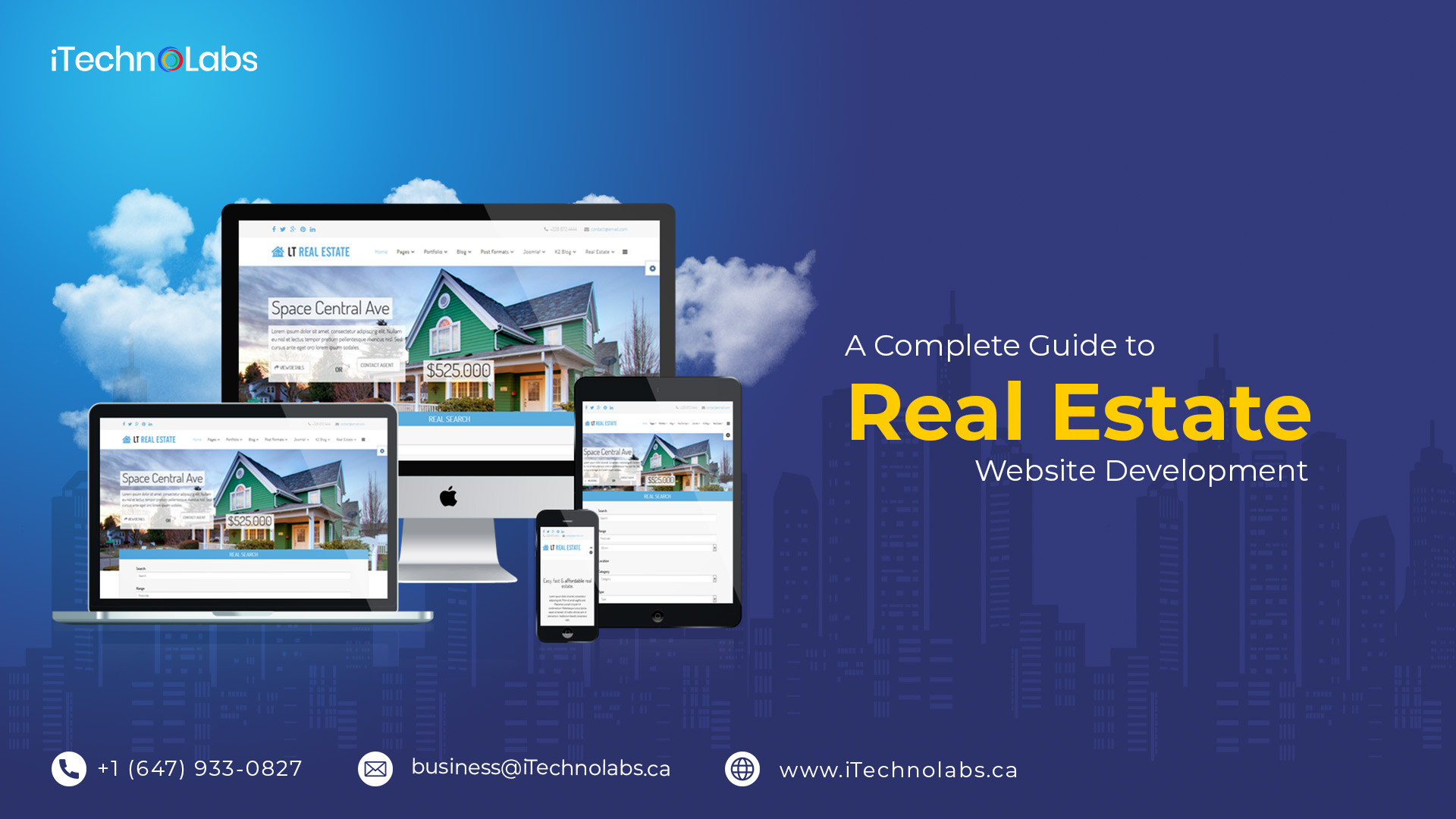 a complete guide to real estate website development itechnolabs