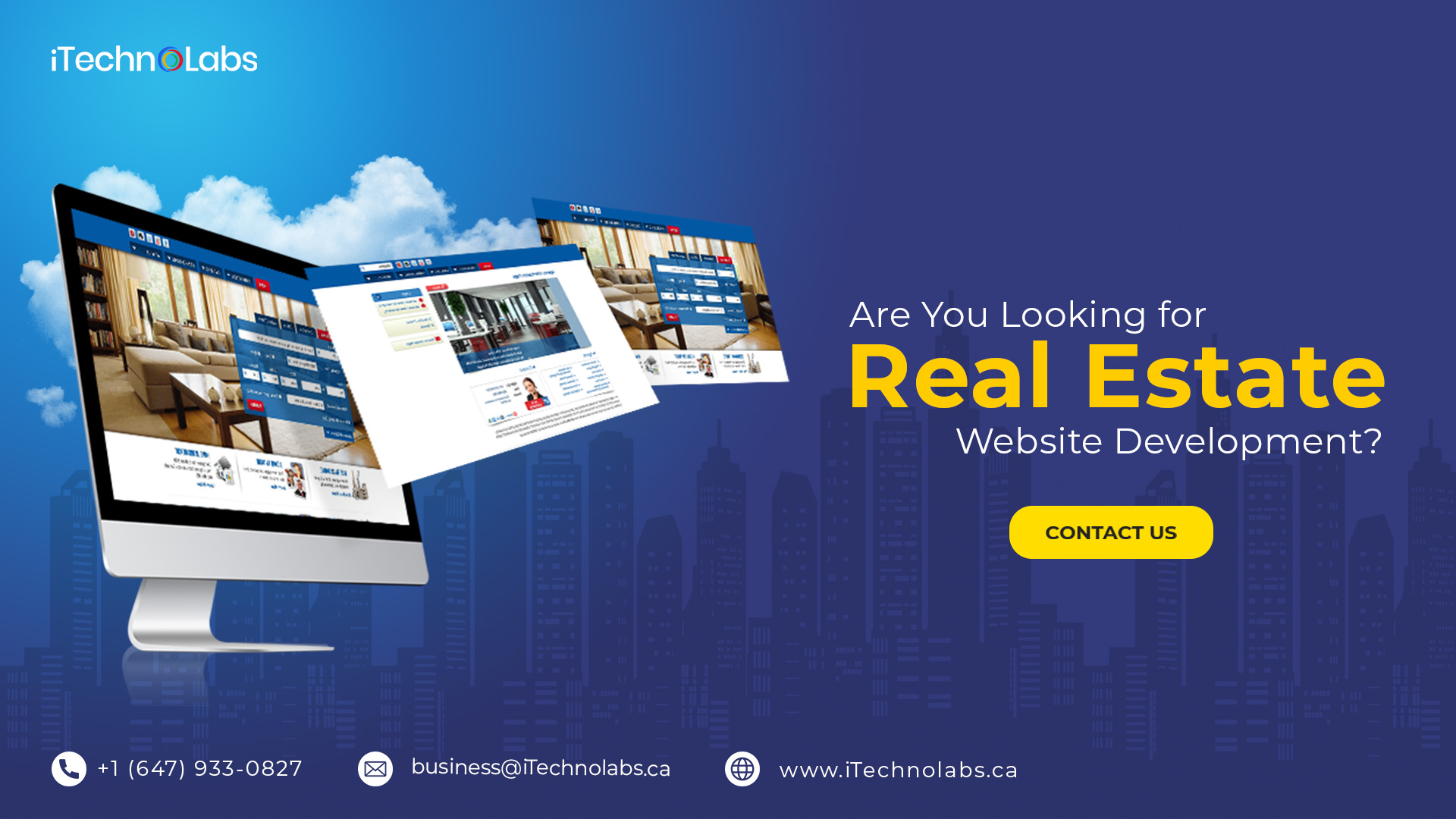 are you looking for real estate website development itechnolabs