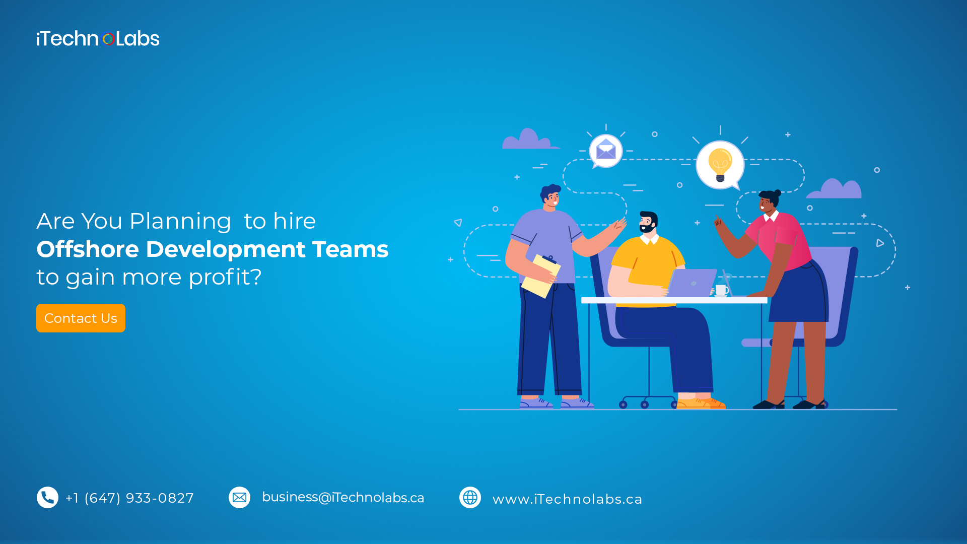 are you planning to hire offshore development teams to gain more profit itechnolabs
