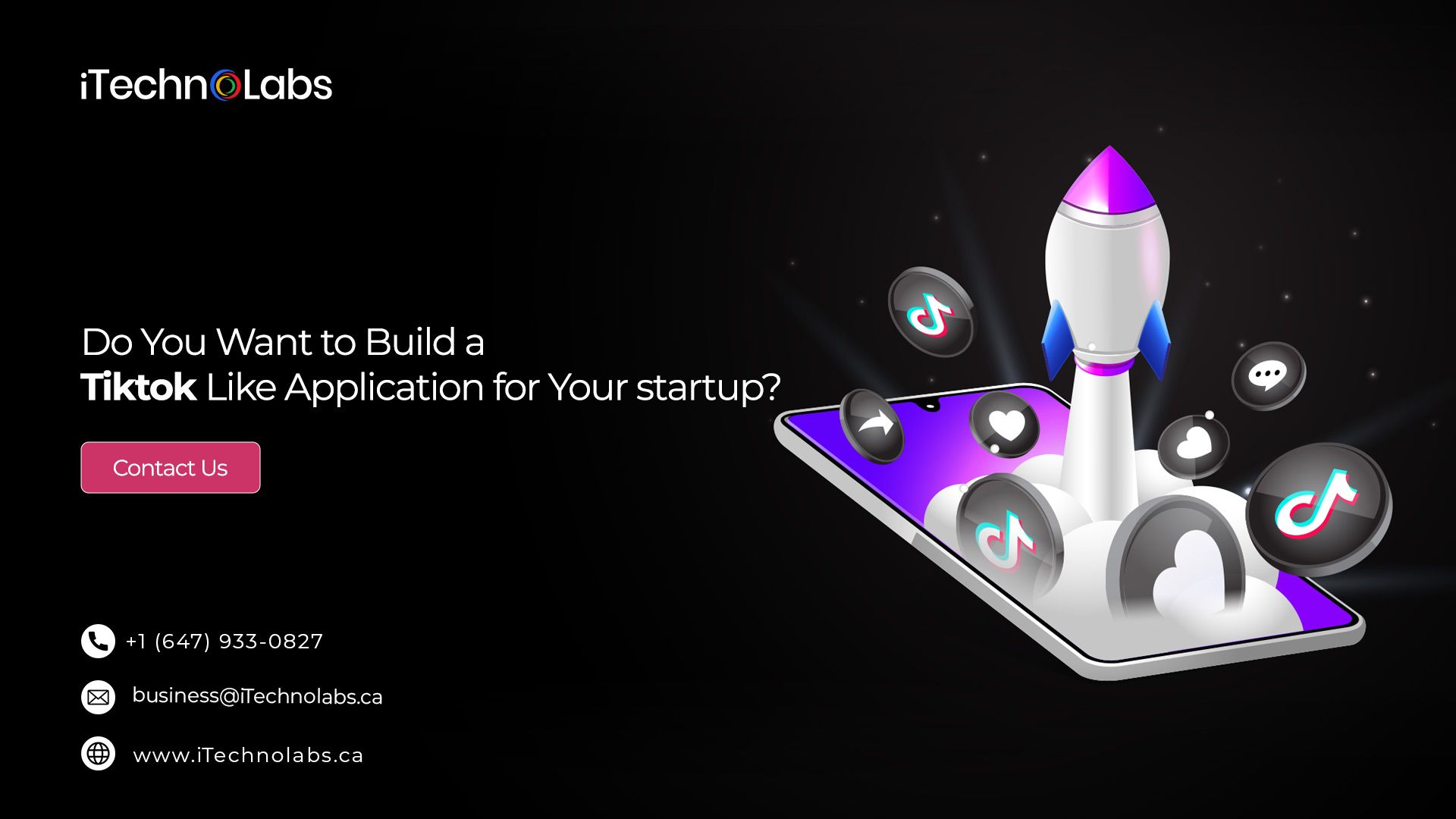 do you want to build a tiktok like application for your startup itechnolabs