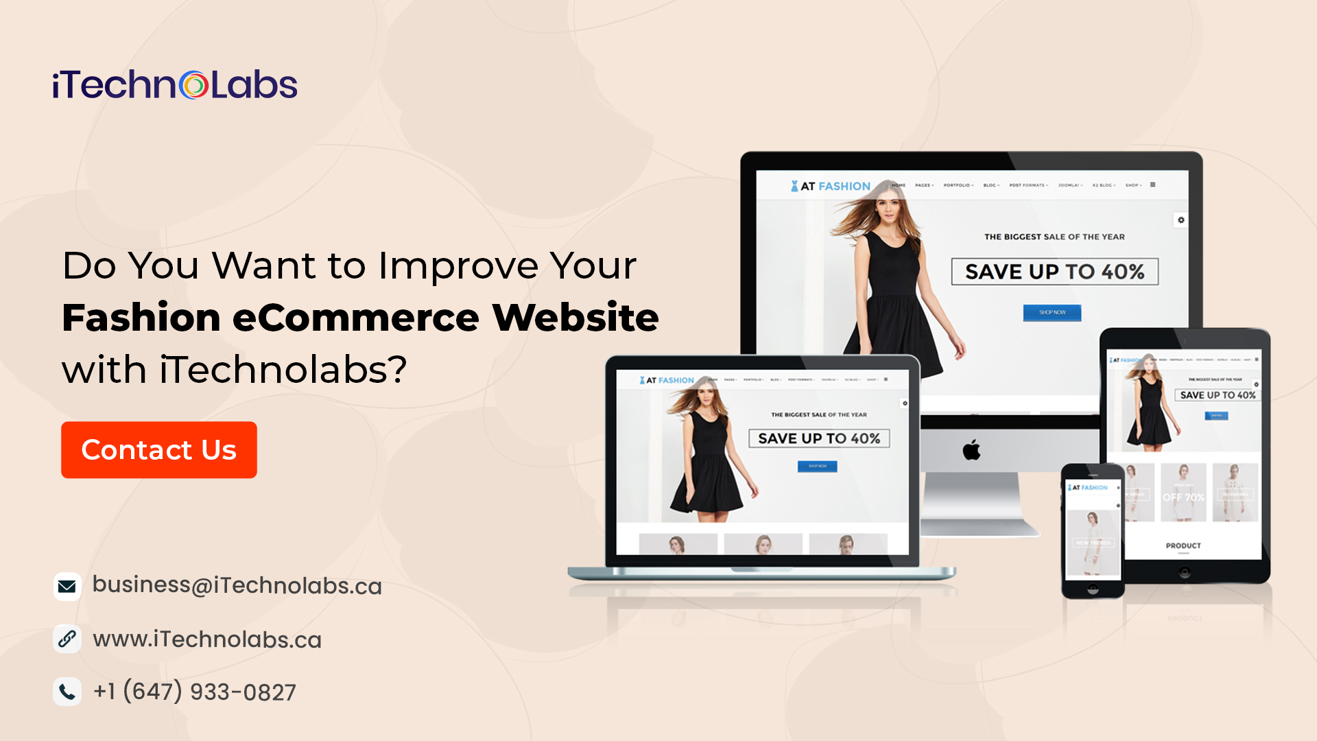 do you want to improve your fashion ecommerce website with itechnolabs