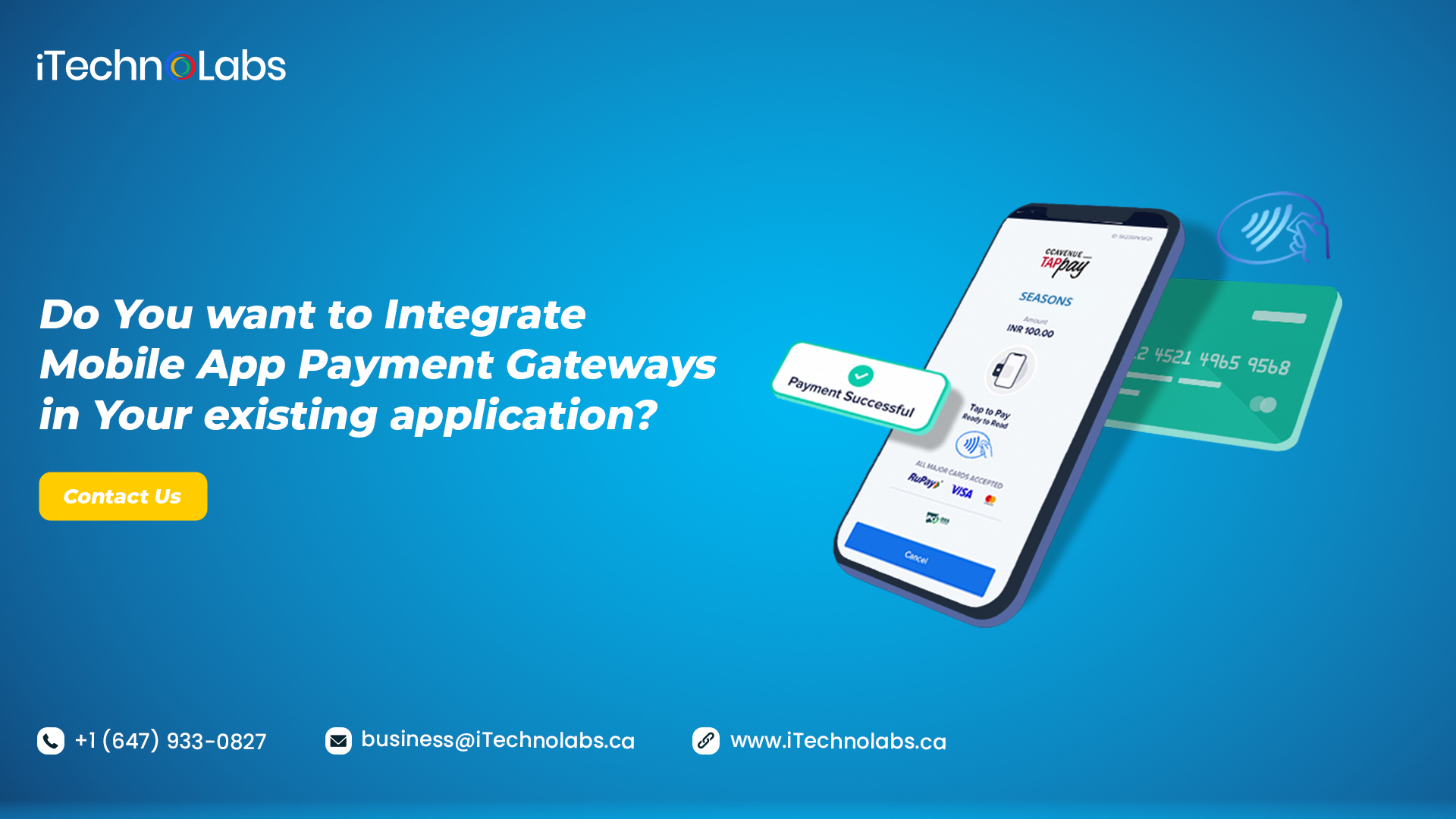 do you want to integrate mobile app payment gateways in your existing application itechnolabs