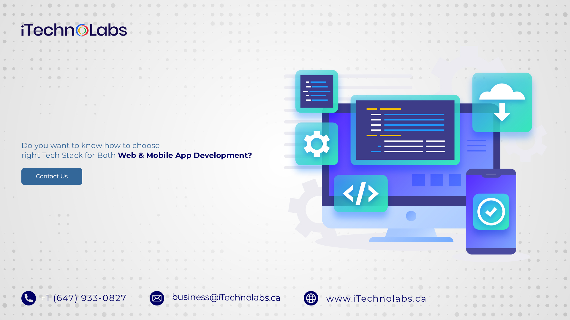 do you want to know how to choose right tech stack for both web & mobile app development itechnolabs