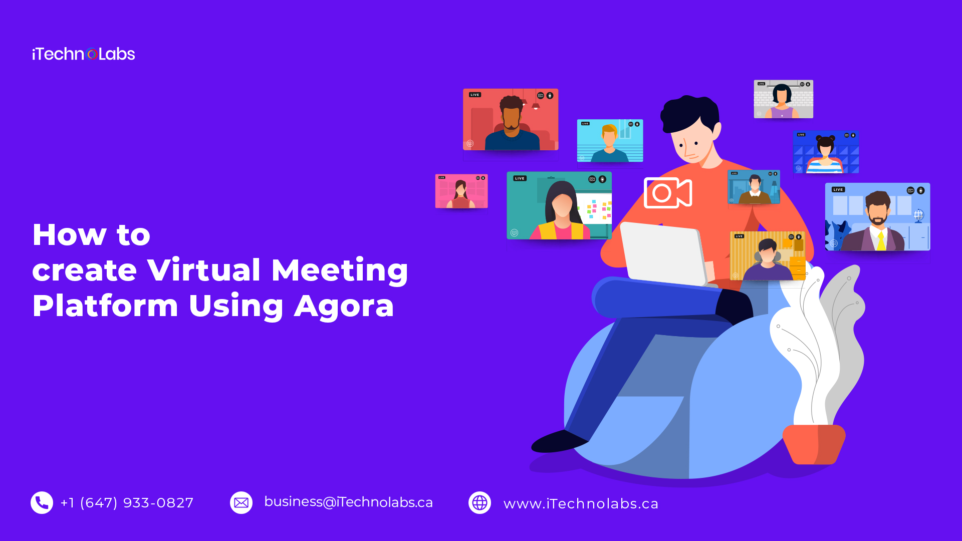 how to create virtual meeting platform using agora itechnolabs