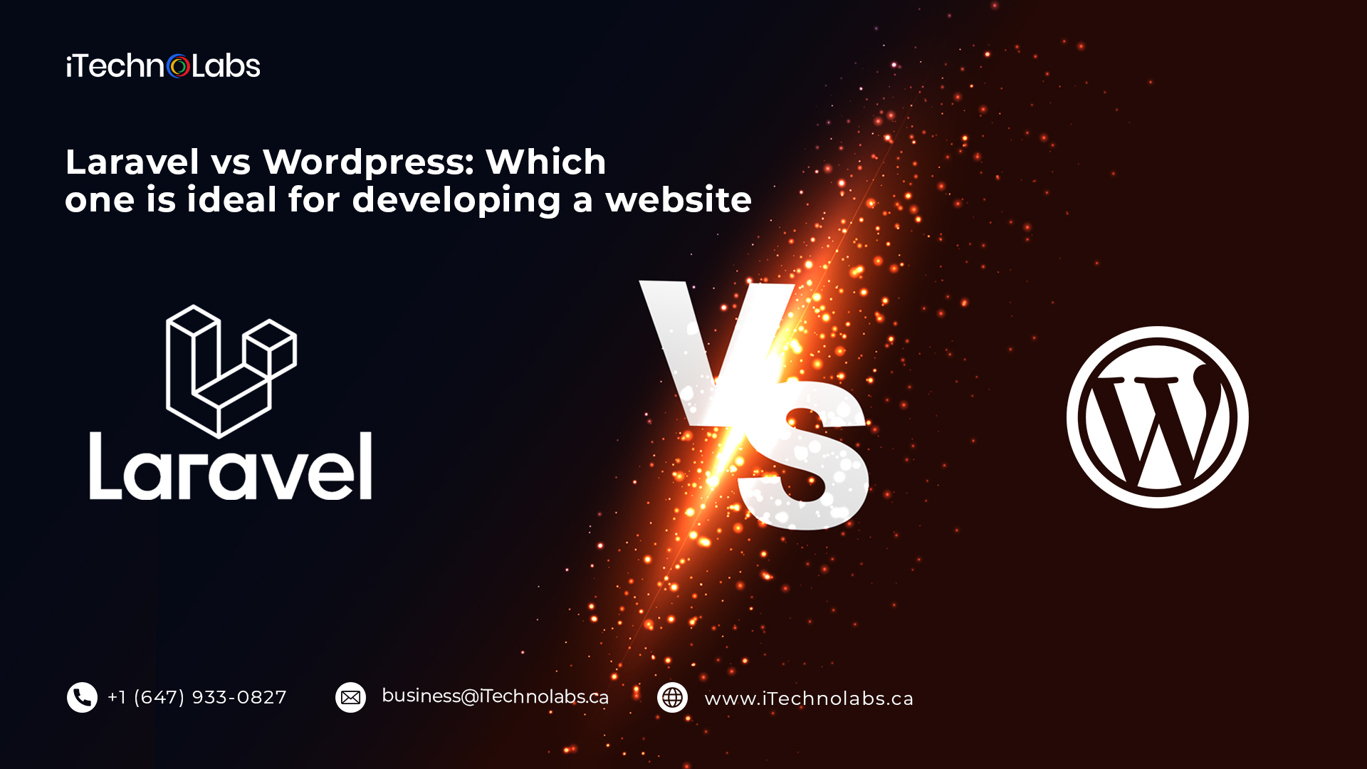 laravel vs wordpress which one is ideal for developing a website itechnolabs