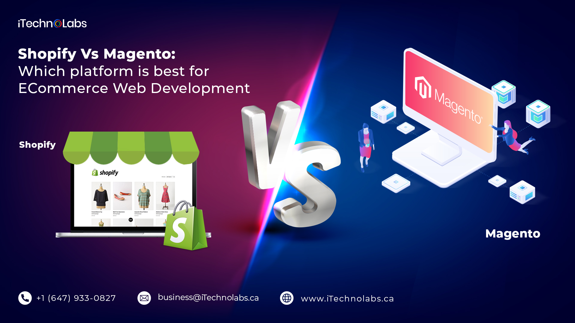 shopify vs magento which platform is best for ecommerce web development itechnolabs
