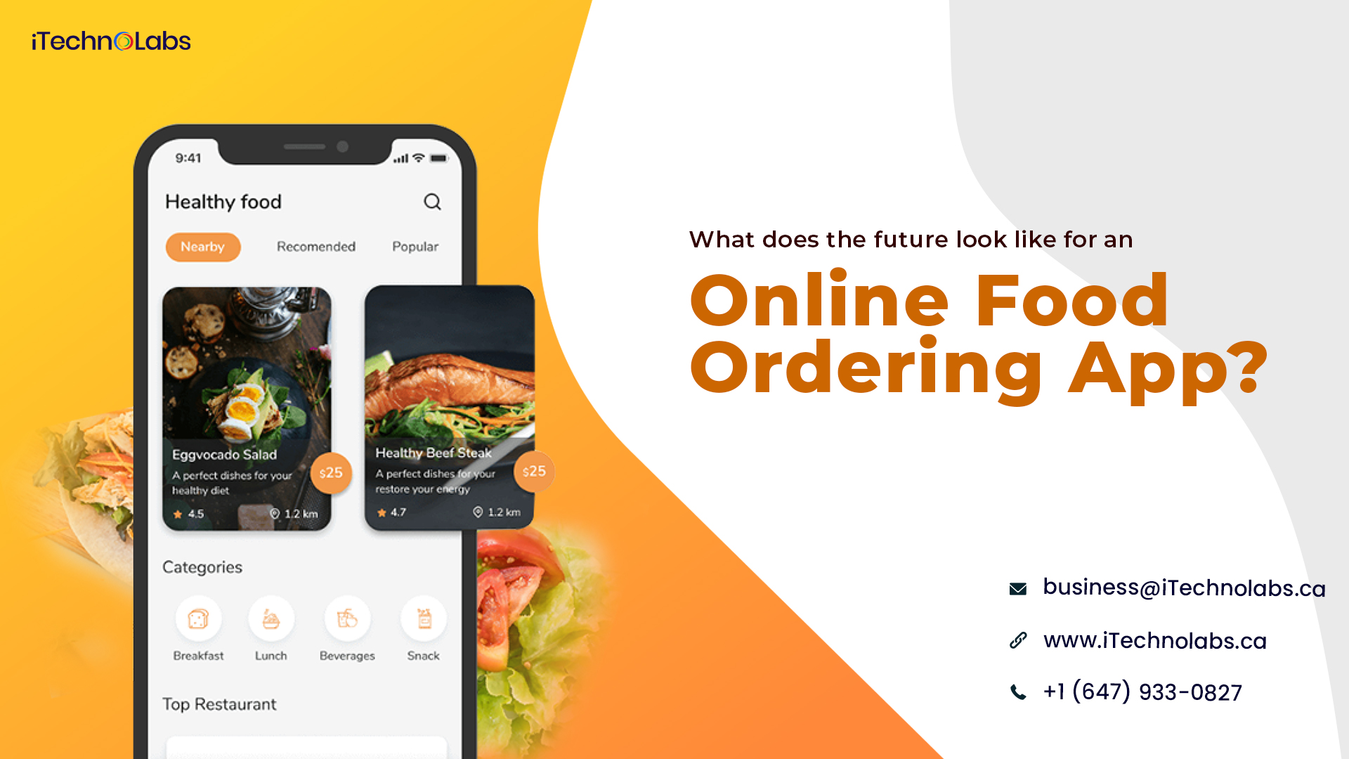 what does the future look like for an online food ordering app itechnolabs
