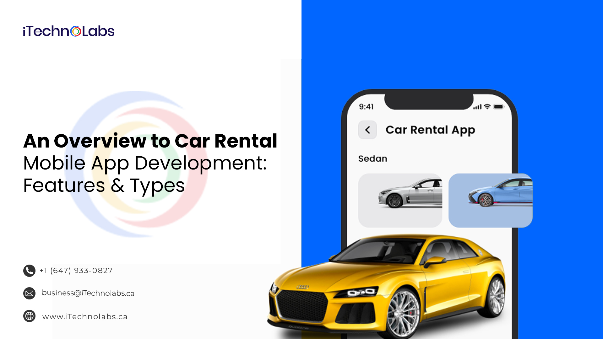 an overview to car rental mobile app development features & types itechnolabs