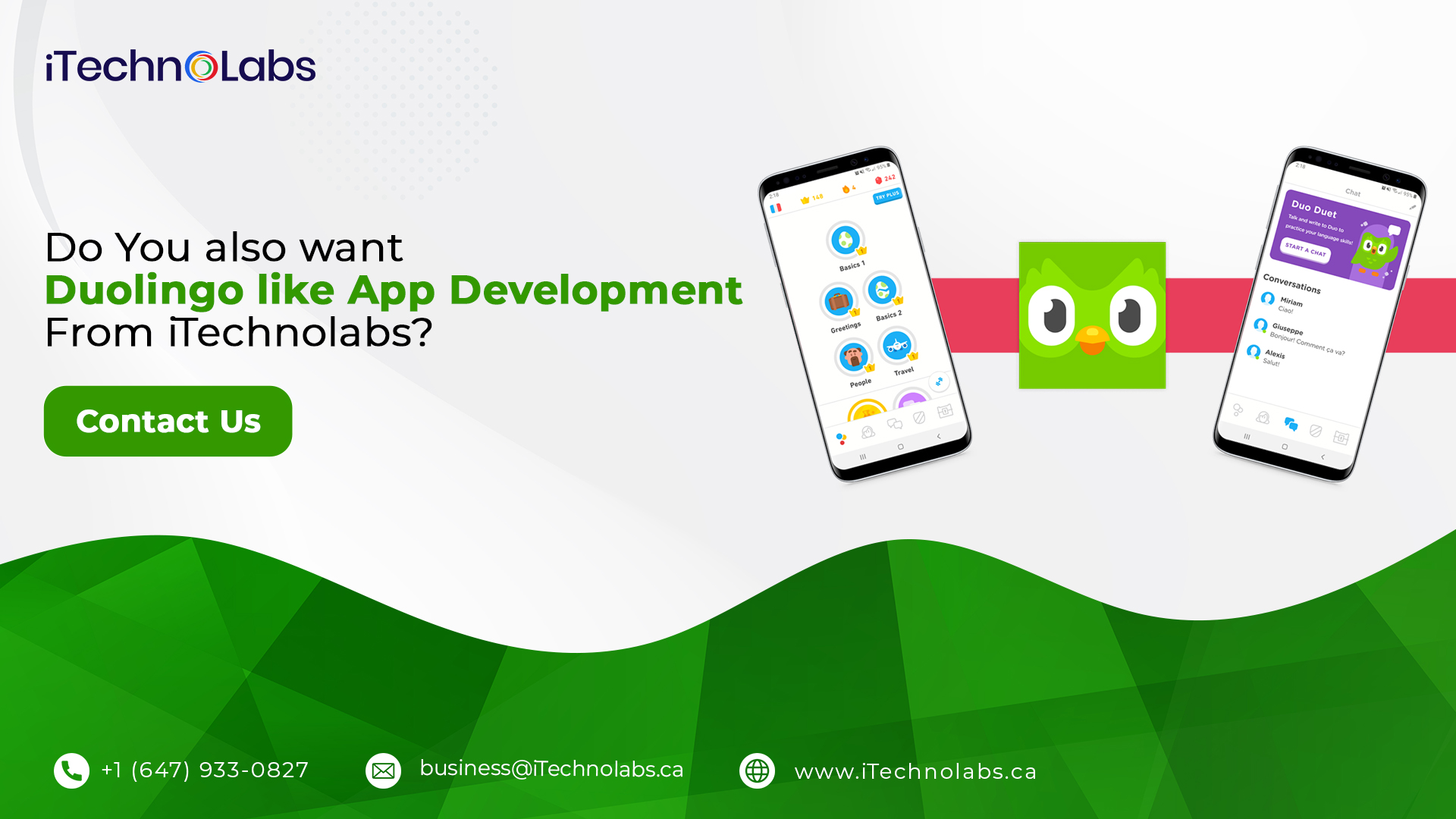 do you also want duolingo like app development from itechnolabs