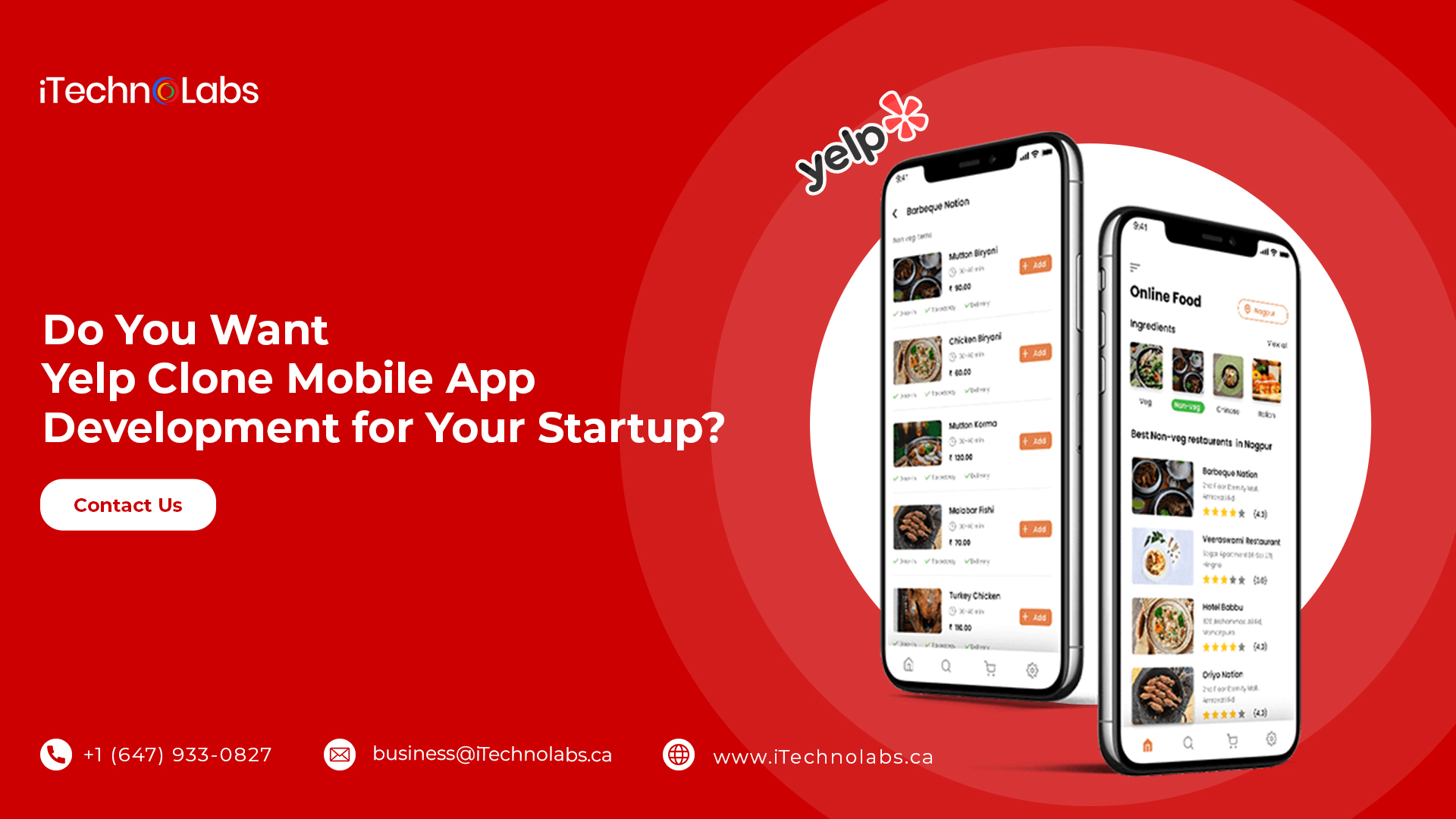 do you want yelp clone mobile app development for your startup itechnolabs