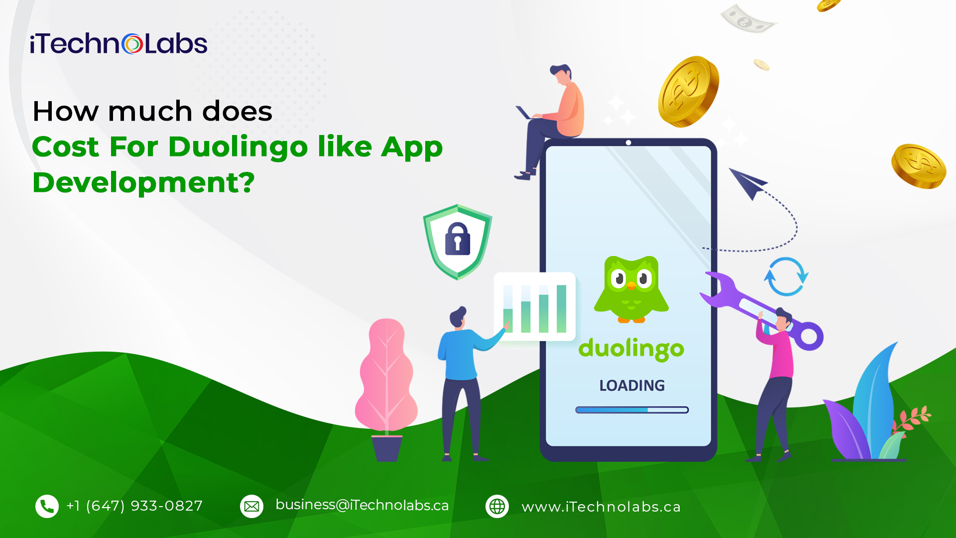 how much does cost for duolingo like app development itechnolabs