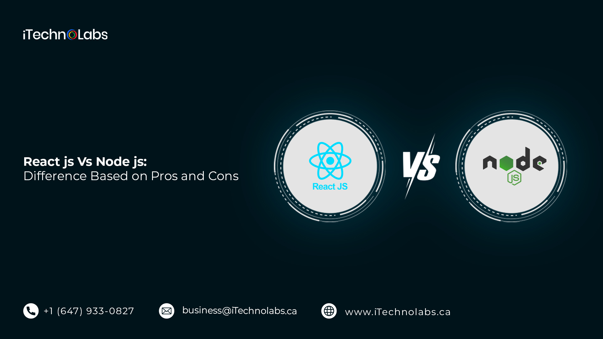 react js vs node js difference based on pros and cons itechnolabs