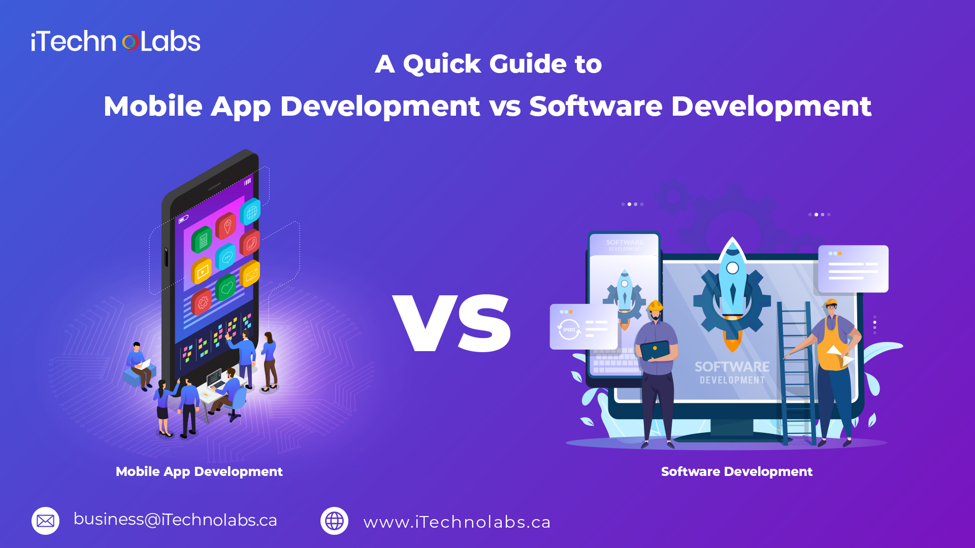 a quick guide to mobile app development vs software development itechnolabs