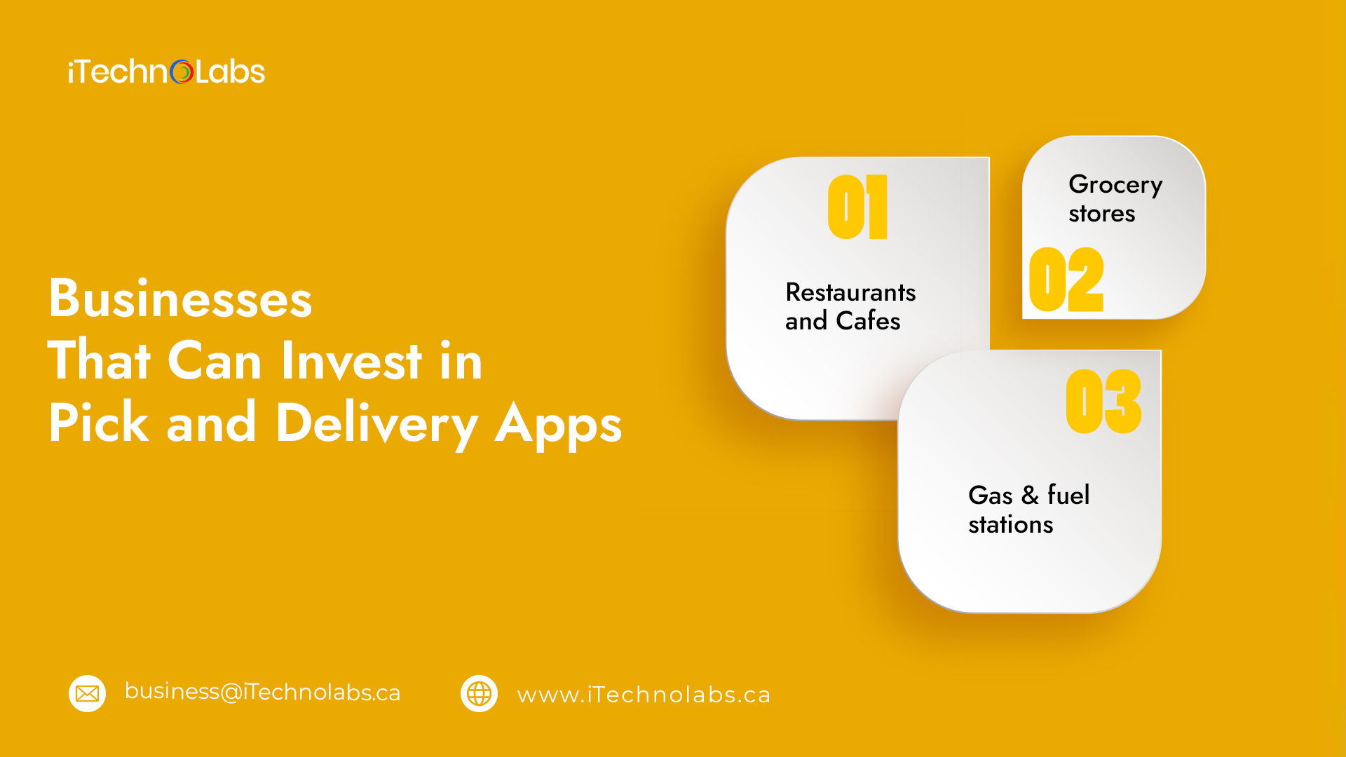 businesses that can invest in pick and delivery apps itechnolabs