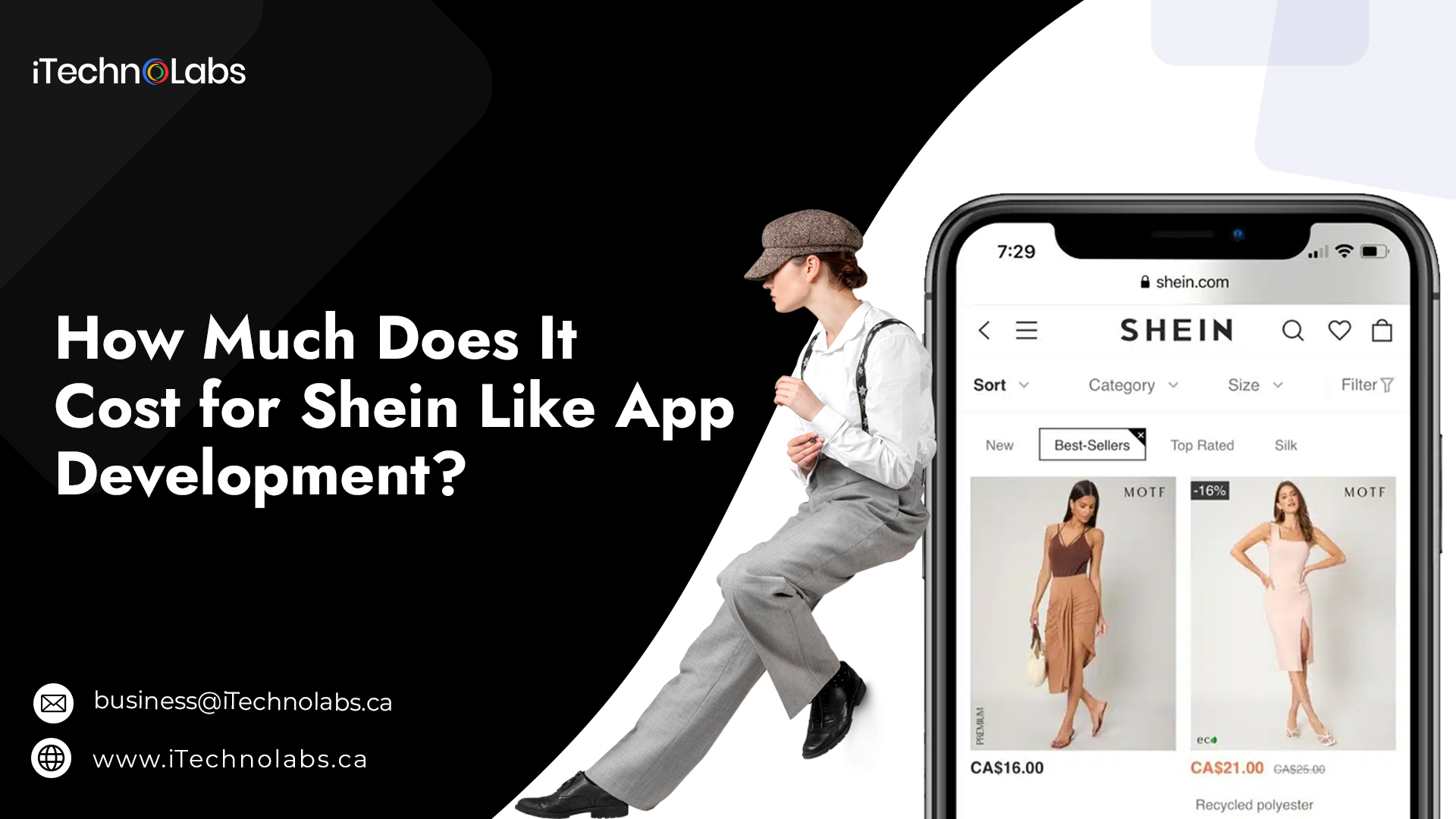 how much does it cost for shein like app development itechnolabs