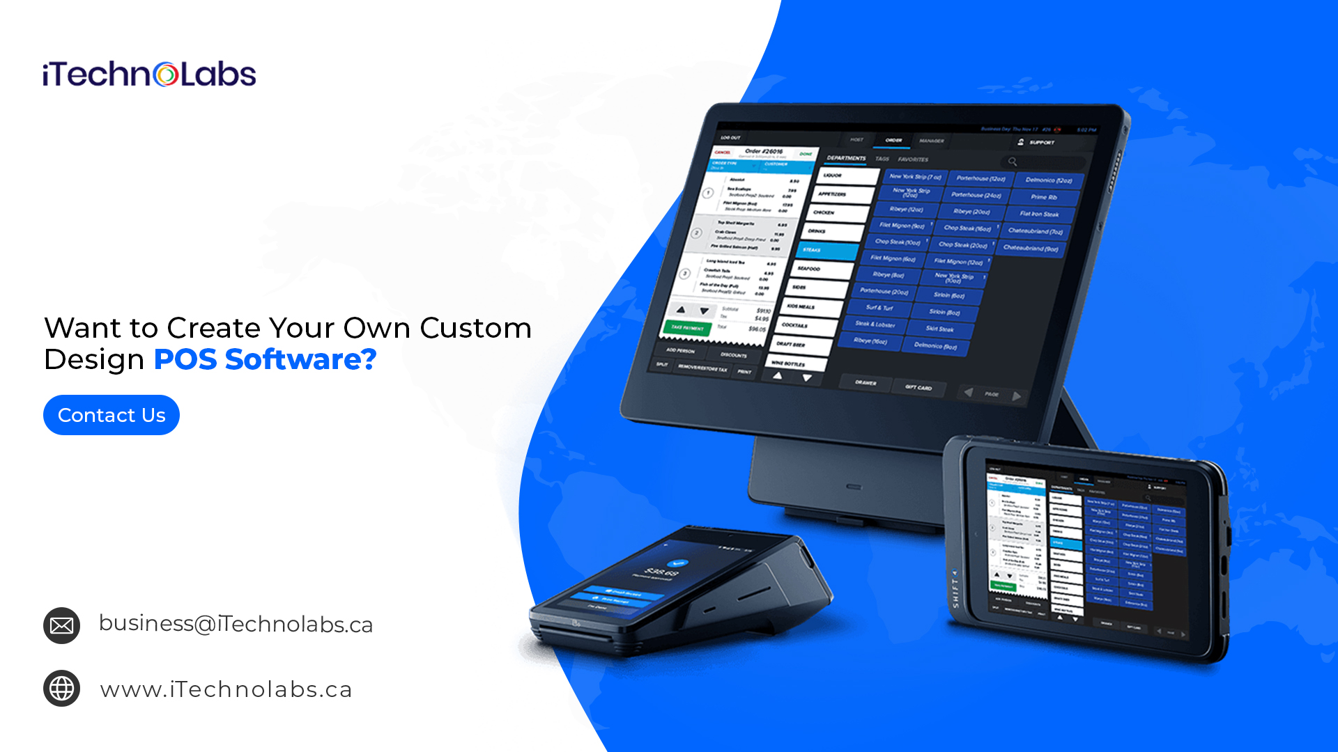 want to create your own custom design pos software itechnolabs