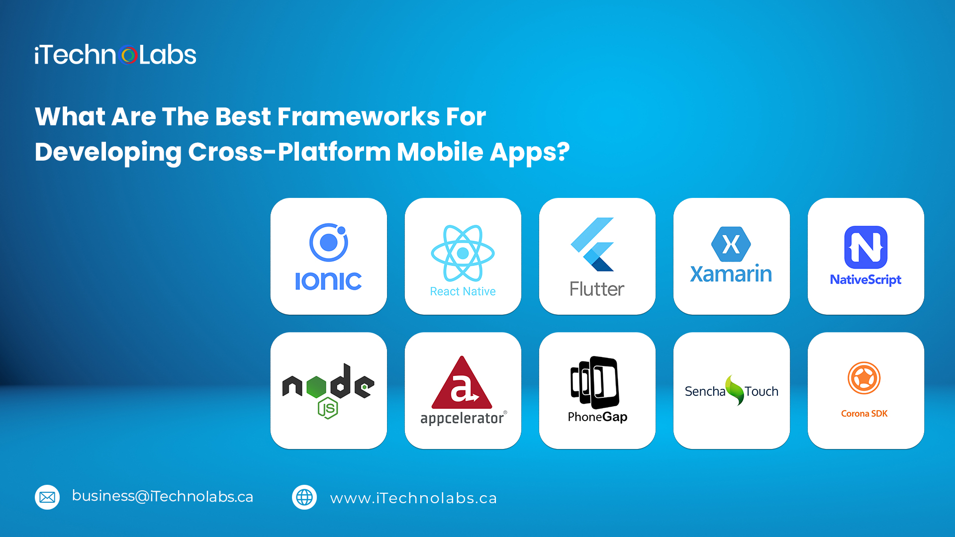 what are the best frameworks for developing cross platform mobile apps itechnolabs