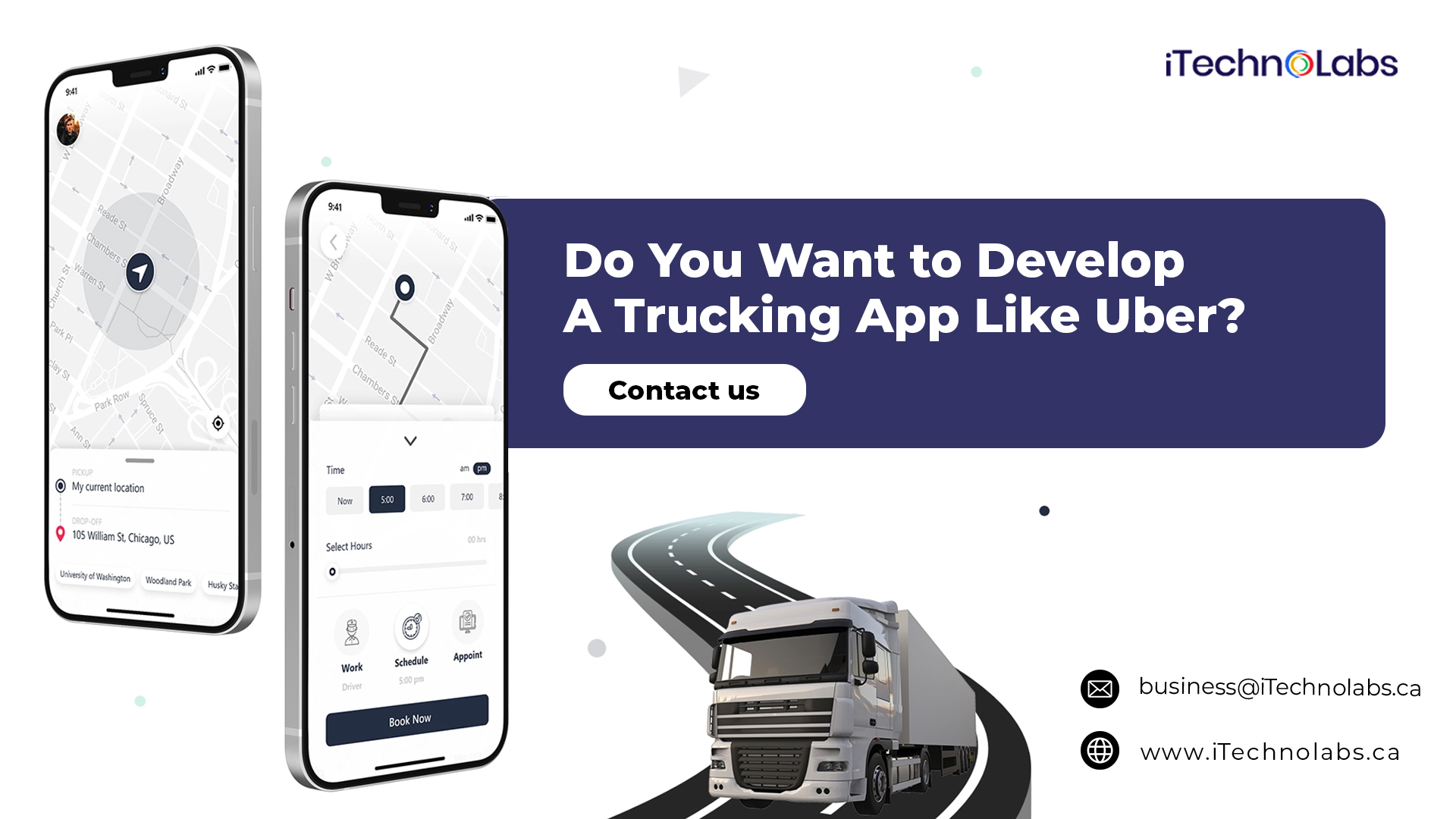 do you want to develop a trucking app like uber itechnolabs