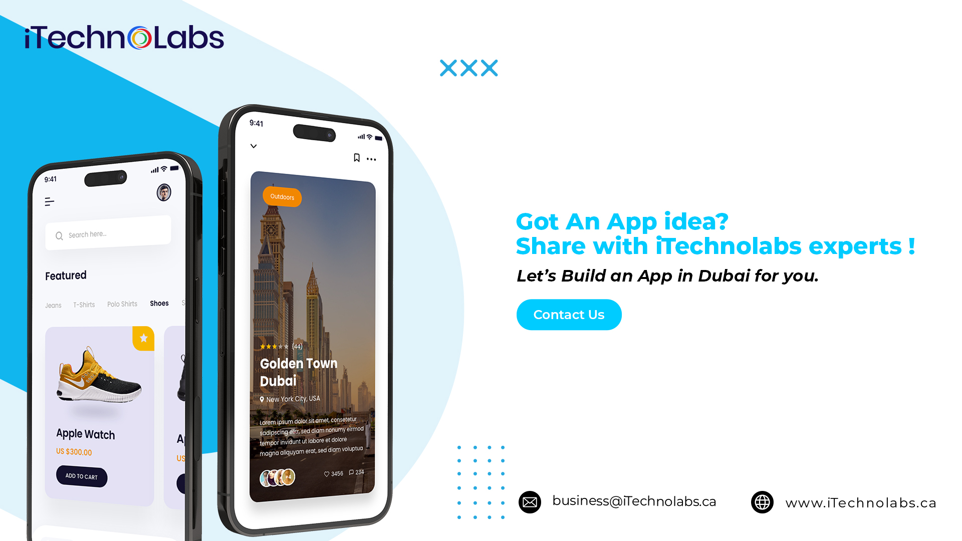 got an app idea share with itechnolabs experts itechnolabs