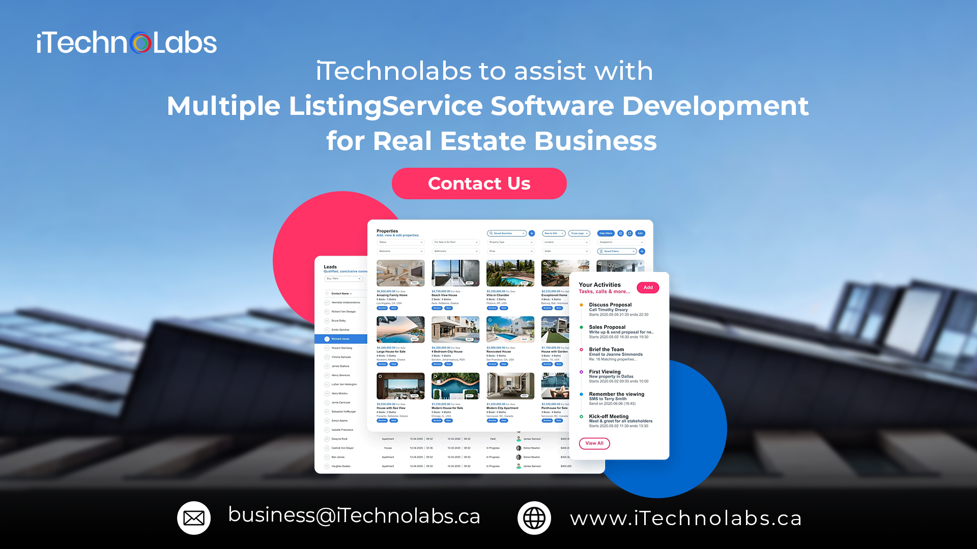 itechnolabs to assist with multiple listing service software development for real estate business