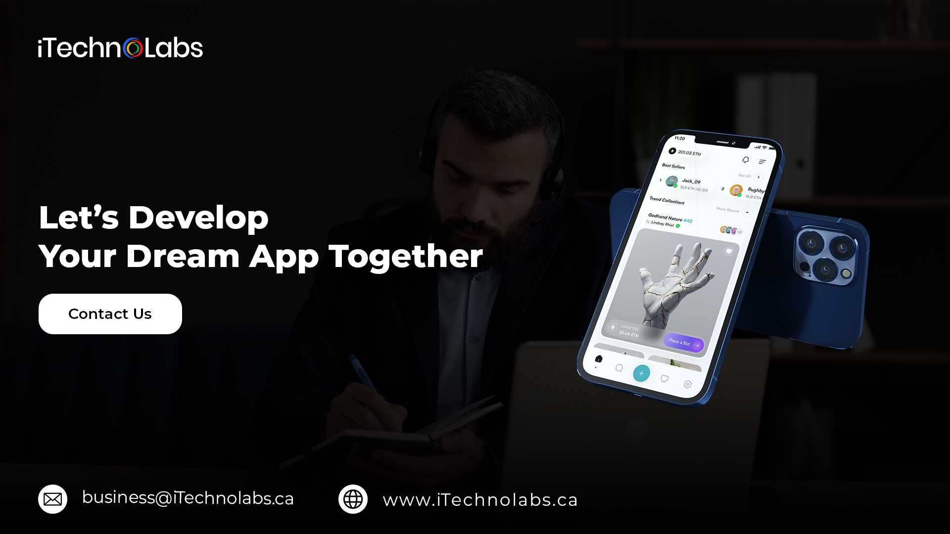 lets develop your dream app together itechnolabs