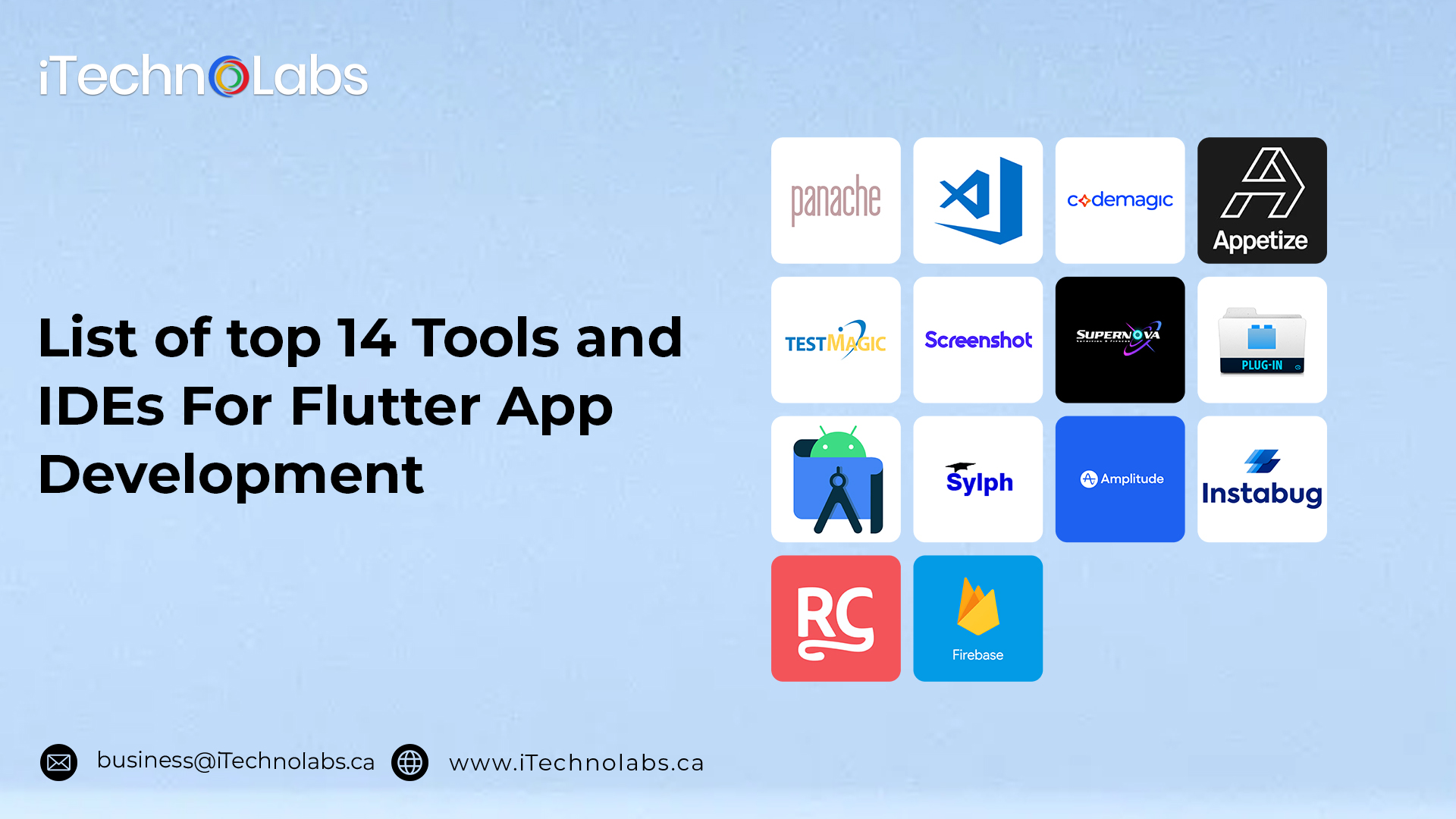 list of top 14 tools and ides for flutter app development itechnolabs