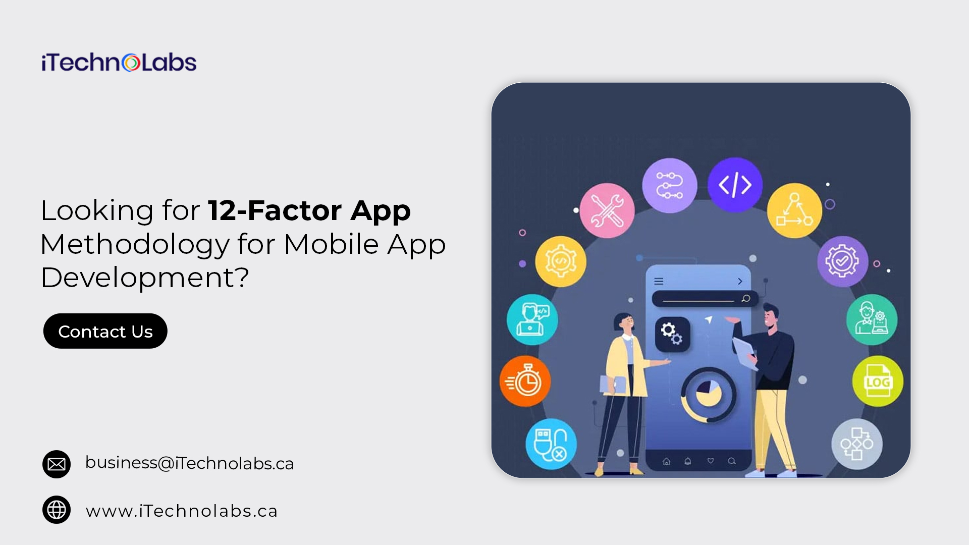 looking for 12 factor app methodology for mobile app development itechnolabs