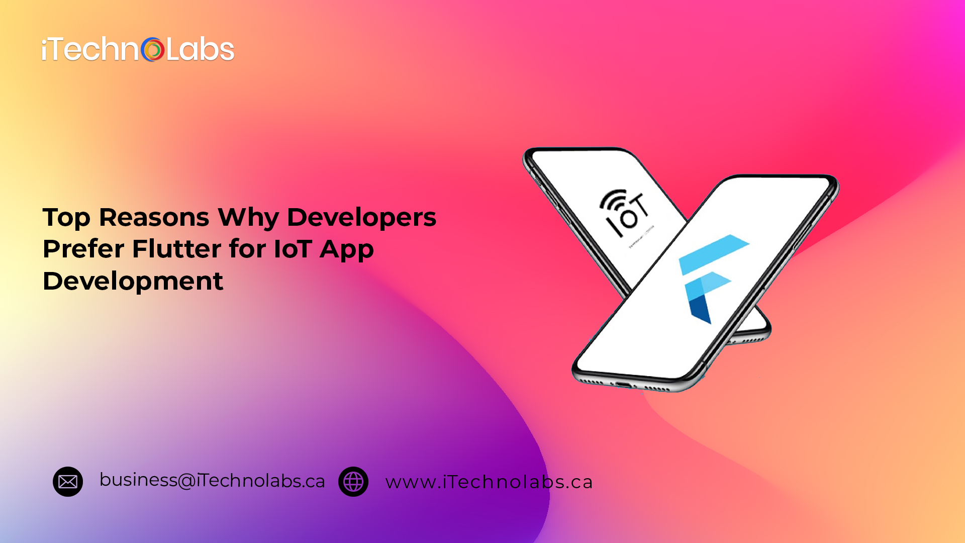 top reasons why developers prefer flutter for iot app development itechnolabs