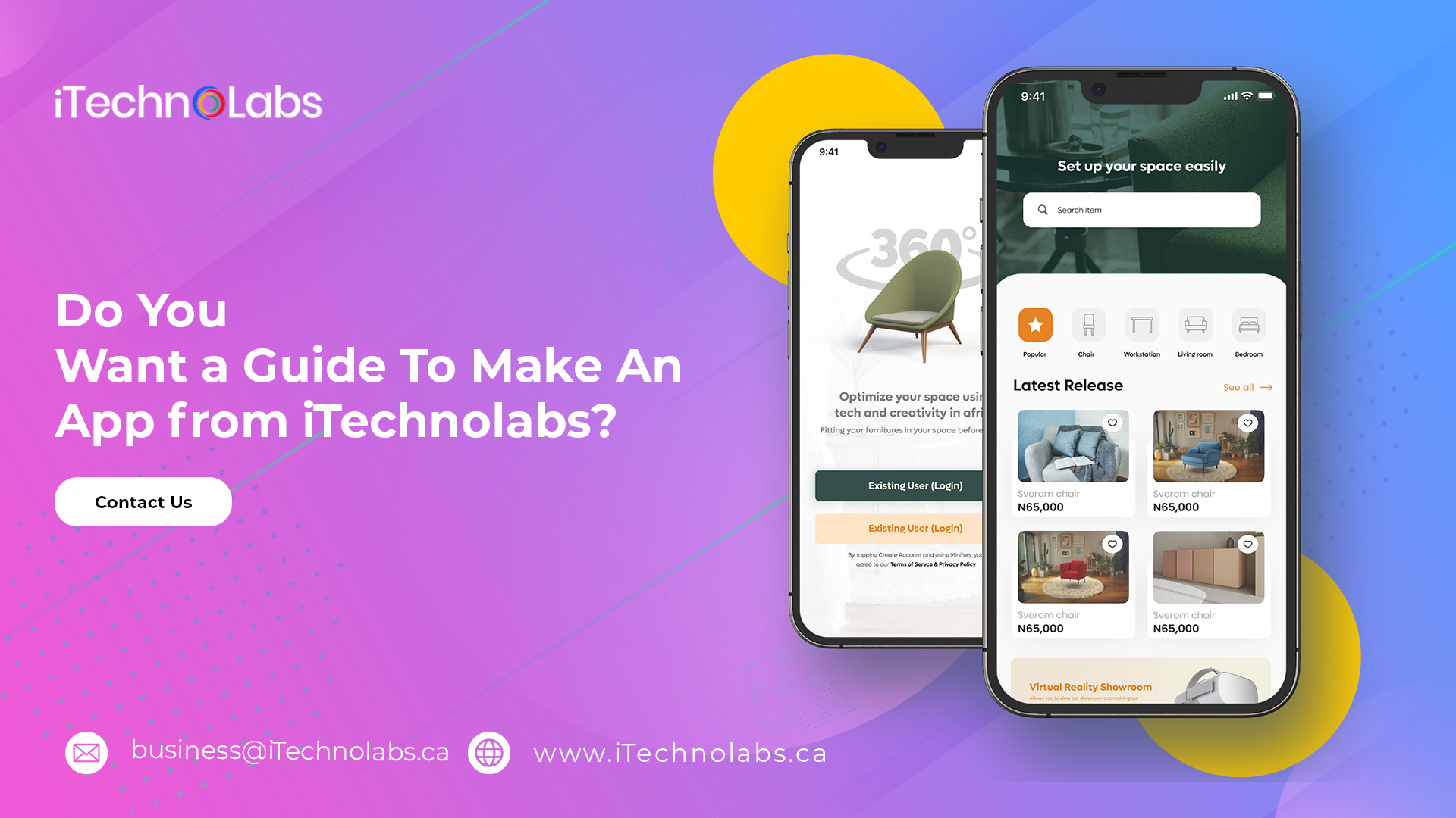 do you want a guide to make an app from itechnolabs