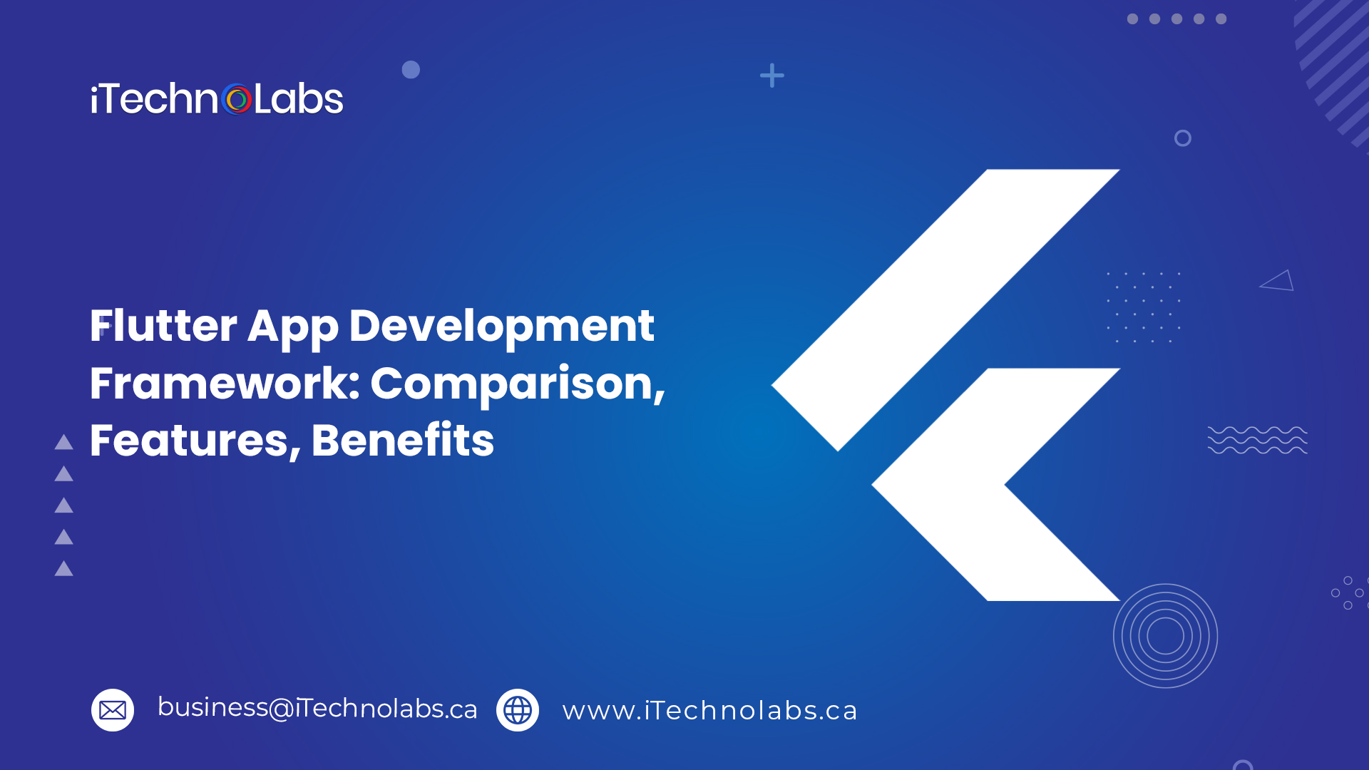 flutter app development framework comparison features benefits itechnolabs