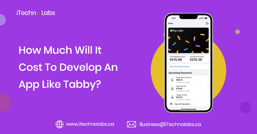 how much will it cost to develop an app like tabby itechnolabs