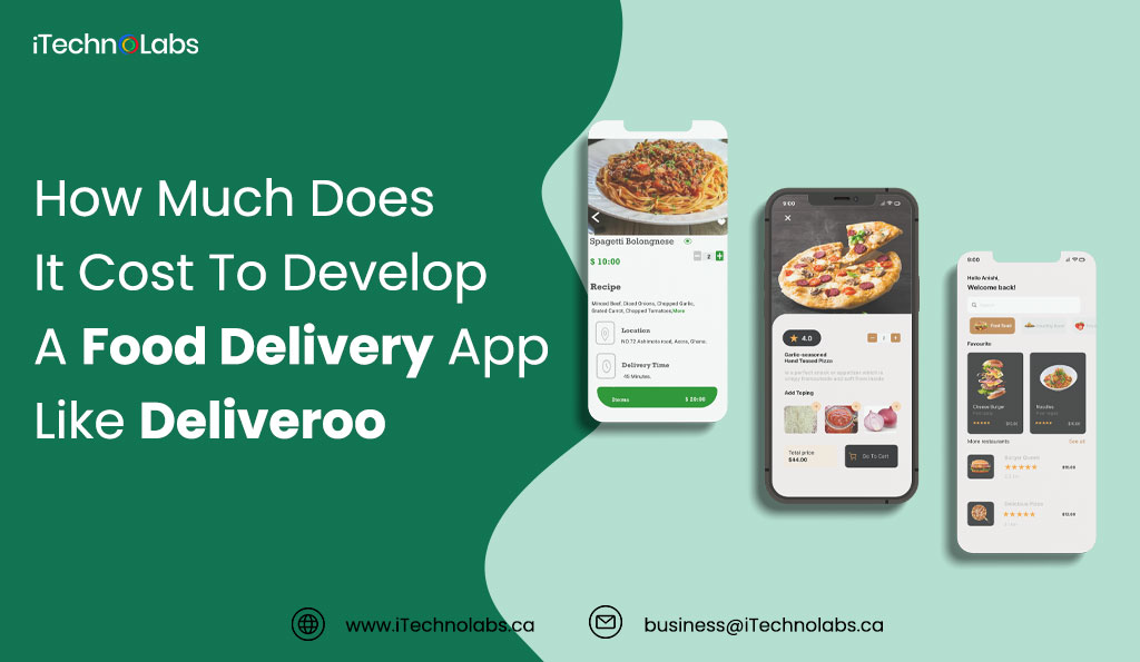 how much does it cost to develop a food delivery app like deliveroo itechnolabs