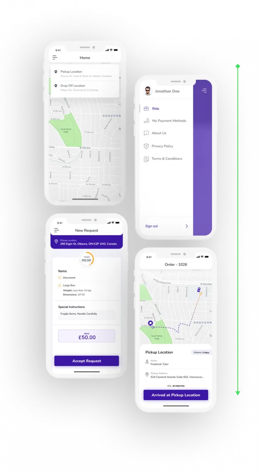 Pickup and Delivery App