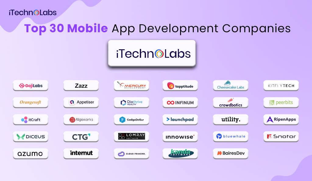 top 30 mobile app development agencies itechnolabs