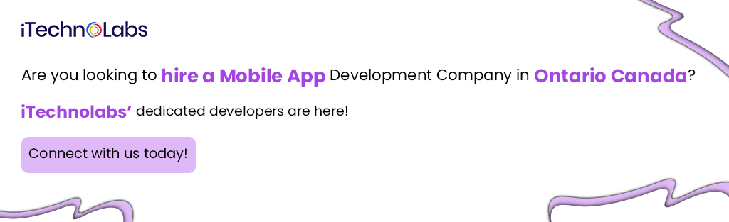 looking to hire a mobile app development company in ontario canada itechnolabs