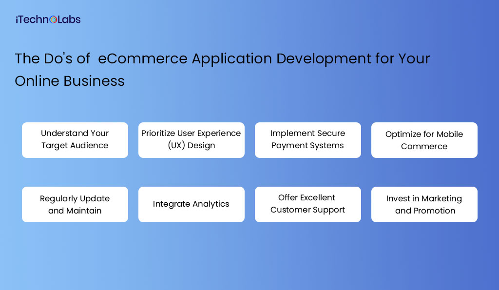 The Do's of of eCommerce Application Development for Your Online Business