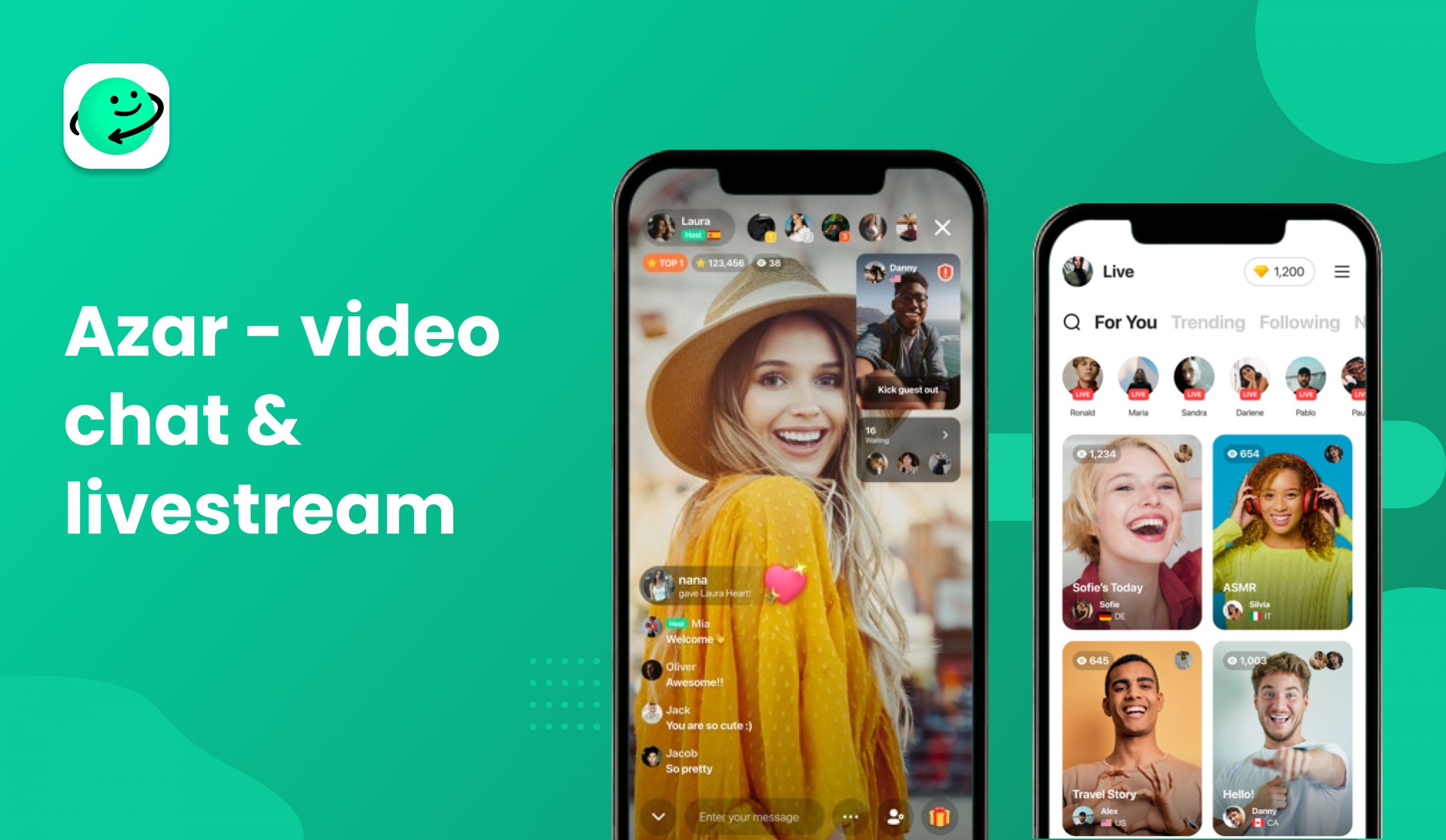 Azar – Top App Like Omegle For Live Video Chatting