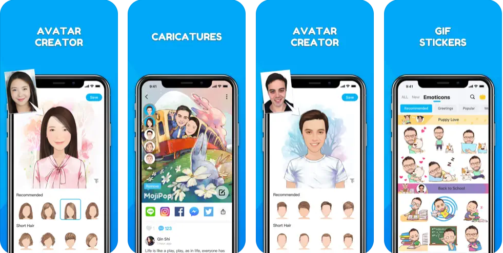 MojiPop - face recognition app free