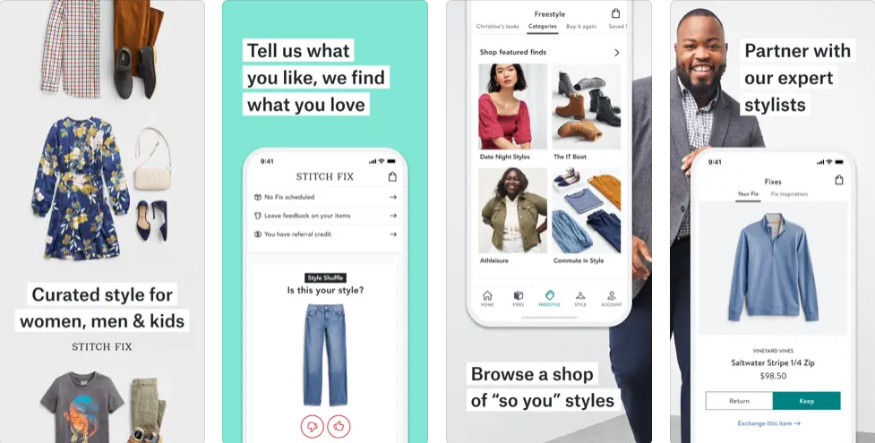 Women's clothing, Personal stylist