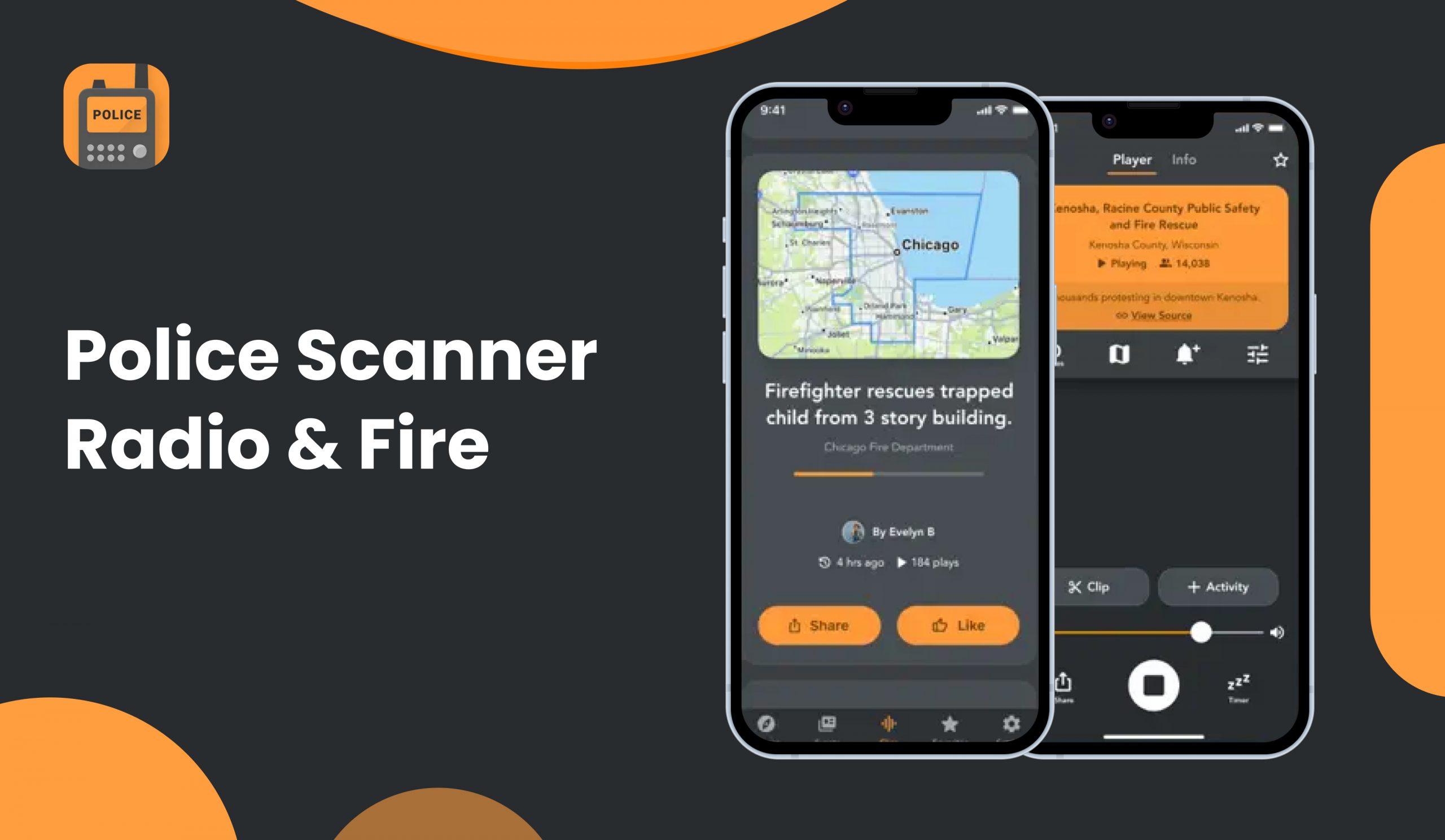 Scanner Radio – Fire and Police Scanner
