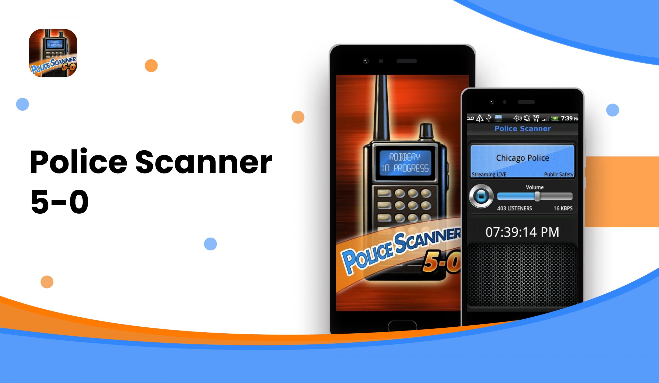 Scanner Radio - Listen to Live Police and Fire Radio Streams on