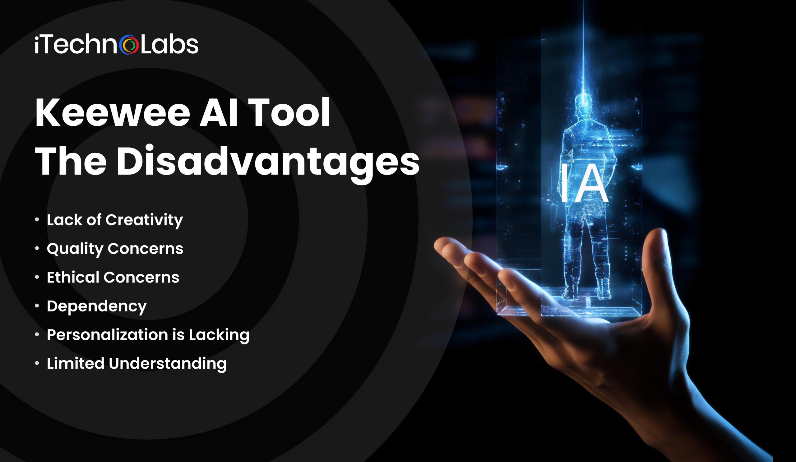 iTechnolabs-Keewee AI tools the disadvantages