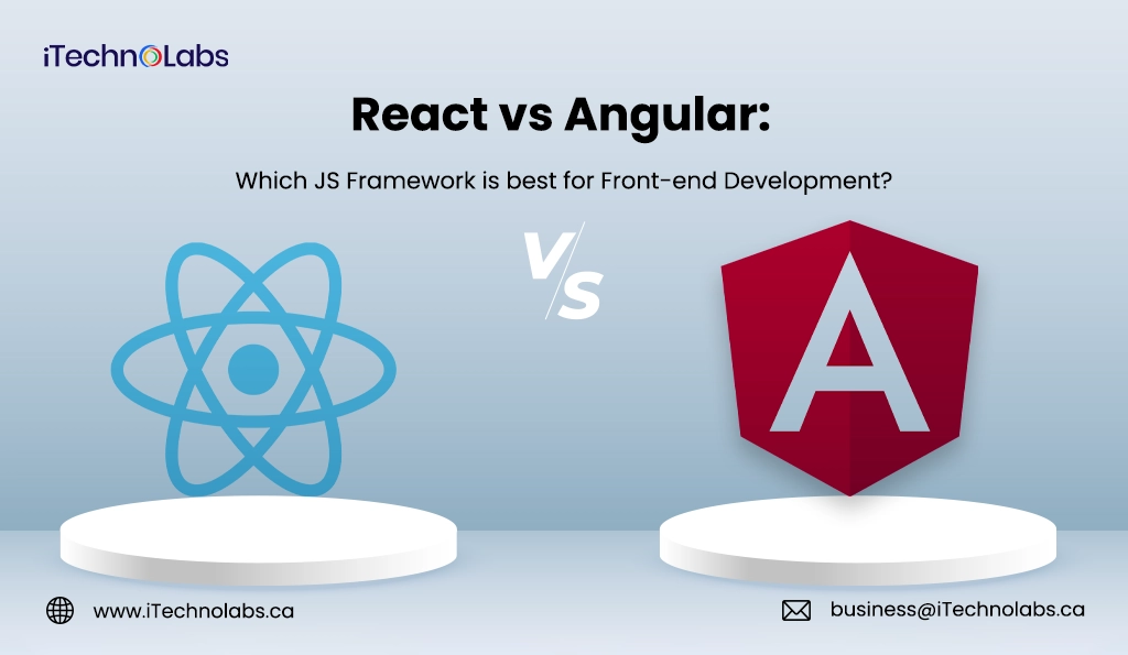 iTechnolabs-React vs Angular Which JS Framework is best for Front-end Development