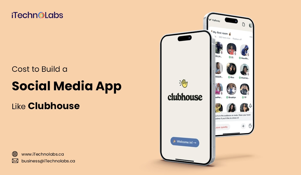 iTechnolabs-Cost to Build a Social Media App Like Clubhouse