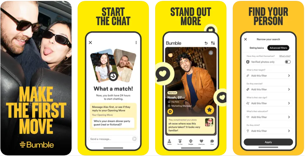 Bumble Dating App - apps like yubo