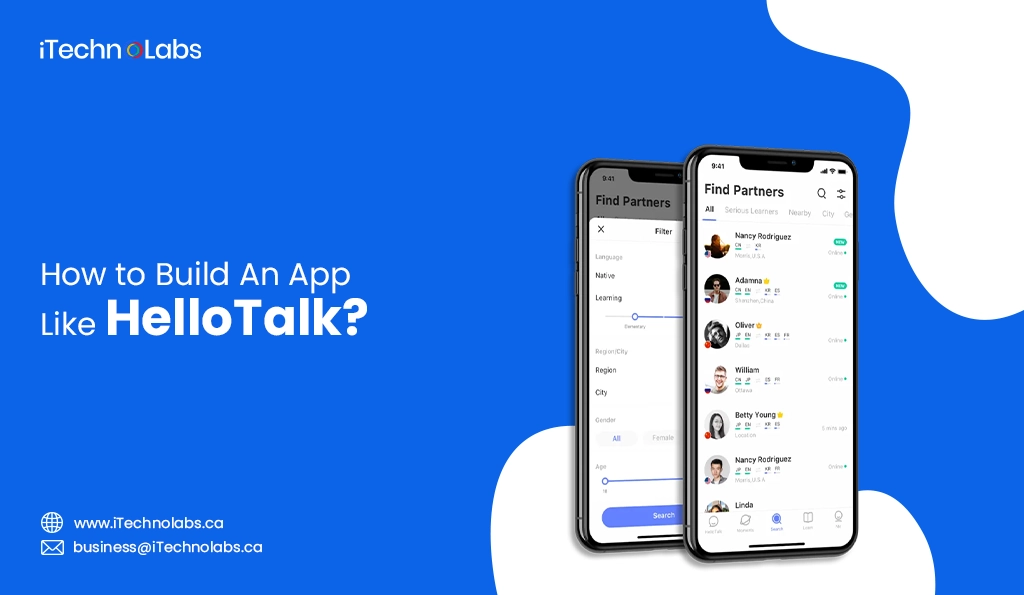 iTechnolabs-How to Build An App Like HelloTalk