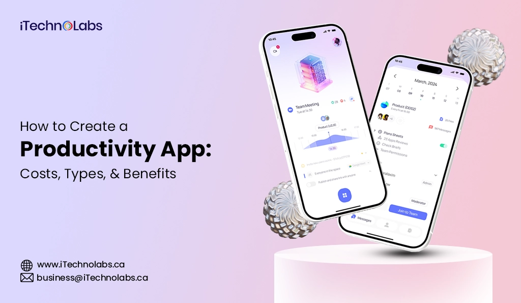 iTechnolabs-How to Create a Productivity App Costs, Types, & Benefits