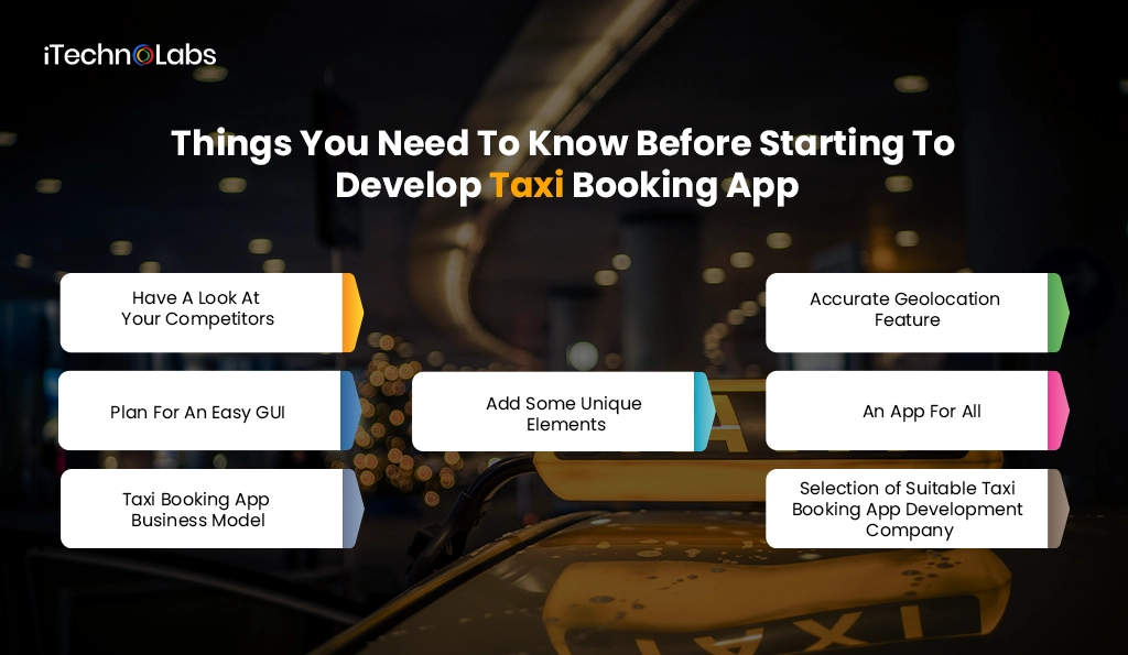 iTechnolabs-Things You Need To Know Before Starting To Develop Taxi Booking App