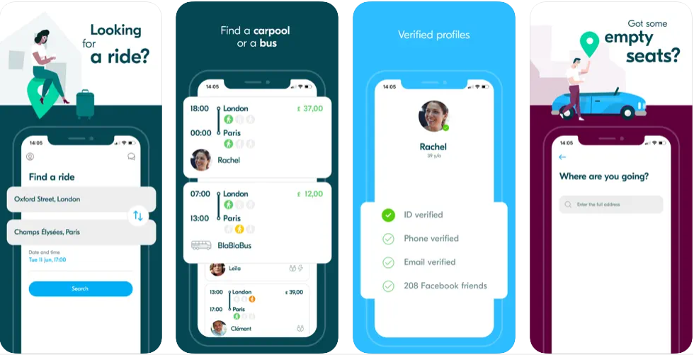 BlaBlaCar - Carpooling app