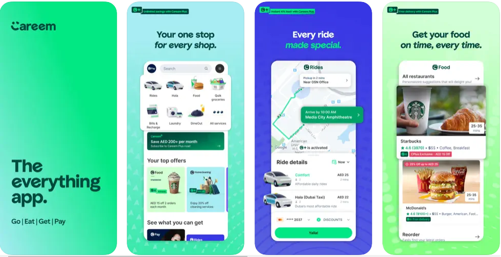 Careem - ride sharing app